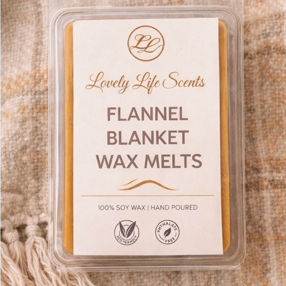 Flannel Blanket Premium Soy Wax Melts -A Warm Aroma from Lovely Life Scents